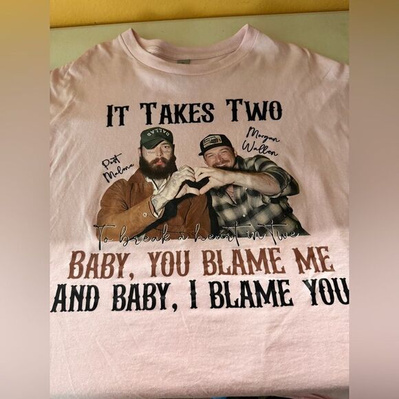 Post Malone and Morgan wallen shirt - Picture 3 of 7